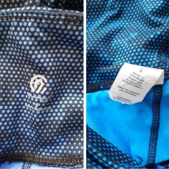 Champion Black Skinny & Blue Camo Leggings Bundle - Picture 4 of 5